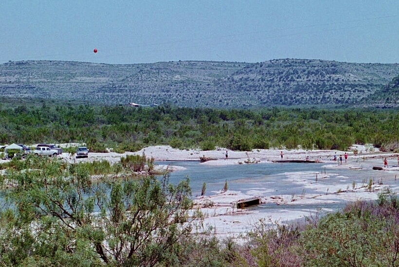 View the Scenic Southwest Texas Canyonlands from the Pecos River Bridge